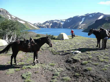 Zweiter Tag auf dem Reittrail